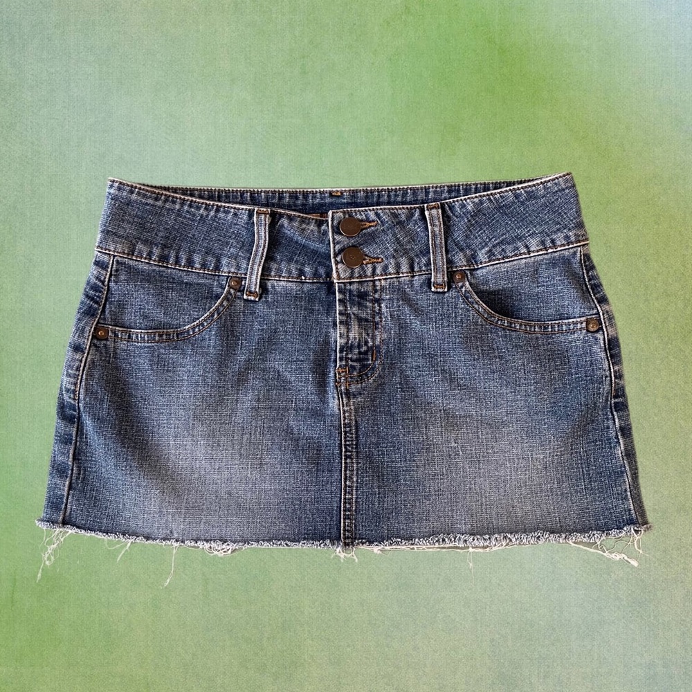 L.e.i y2k Denim Miniskirt
